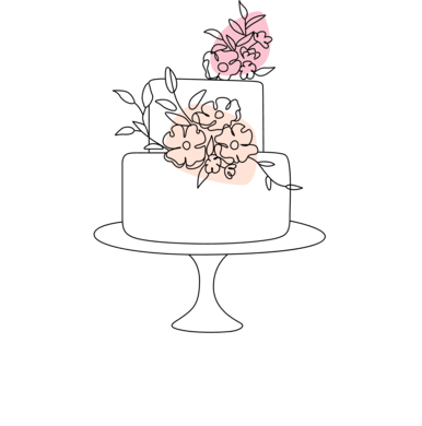 Unique Cakes logo - Custom-made cakes and sweet treats by Mahsa Zargari in San Diego