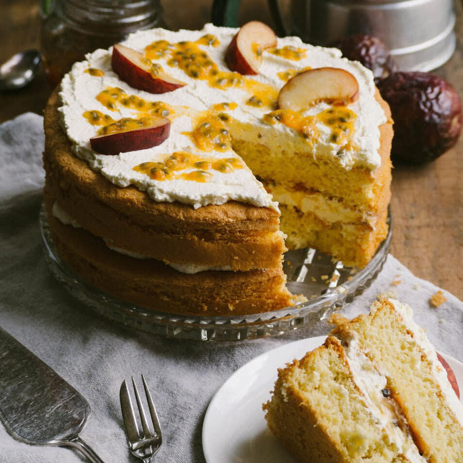 Peach Cream And Passion Fruit, Unique Cakes in San Diego